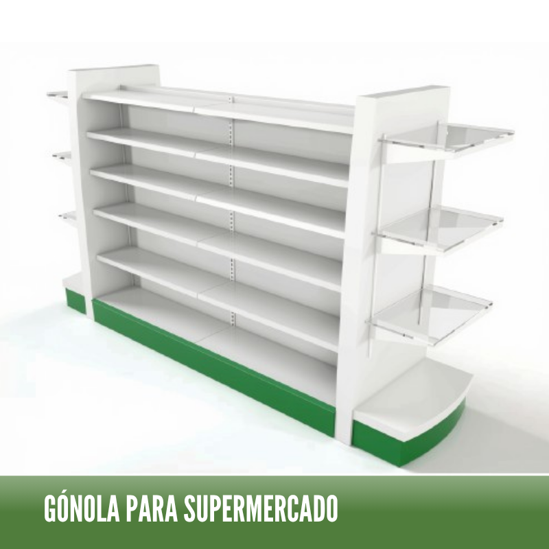 Góndola para supermercado o farmacia, muebles paraddrogería