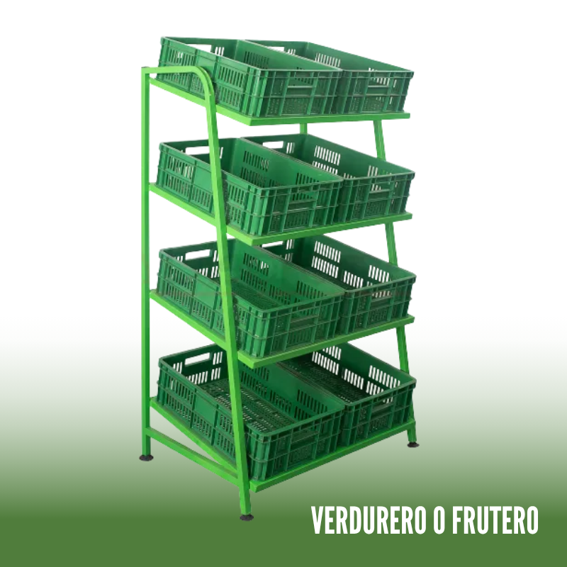 verddurero, exhibiddor de frutas y verduras